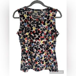 Tommy Hilfiger sleeveless, floral top.